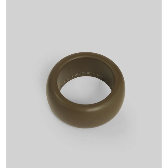 THE FRANKIE SHOP Matte Bangle Moss Green $133 EUC - Picture 4 of 7